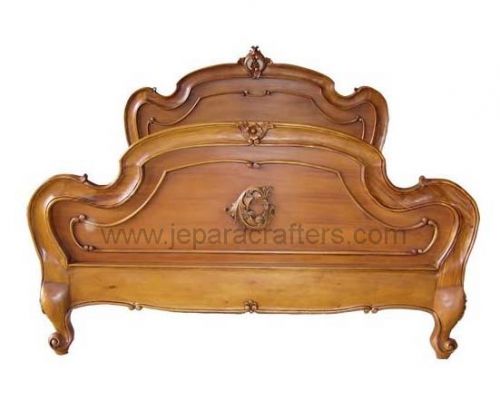 French Louis Mahogany Beds MH-BD012